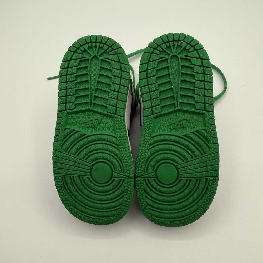 Jordan Kids Sneakers Black, White, and Green - Picture 12 of 15